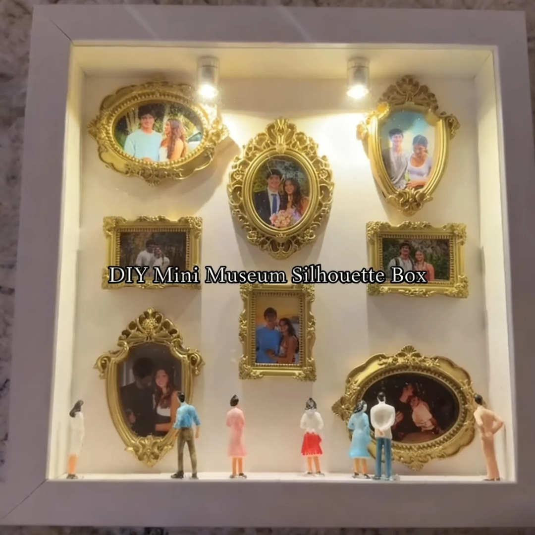 ✨DIY Mini Museum Silhouette Box – Celebrate Your Unique Memories in Style 💖