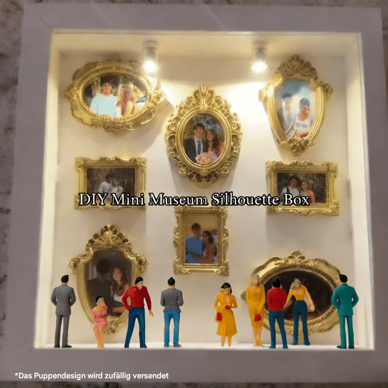 ✨DIY Mini Museum Silhouette Box – Celebrate Your Unique Memories in Style 💖