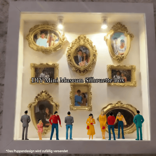 ✨DIY Mini Museum Silhouette Box – Celebrate Your Unique Memories in Style 💖