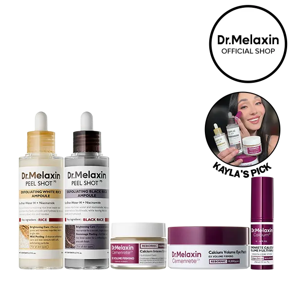 [Dr.Melaxin Live Exclusive Bundle] Winter Glow Skincare Set best collection for Pore Care & Blemish Fading with Exfoliating