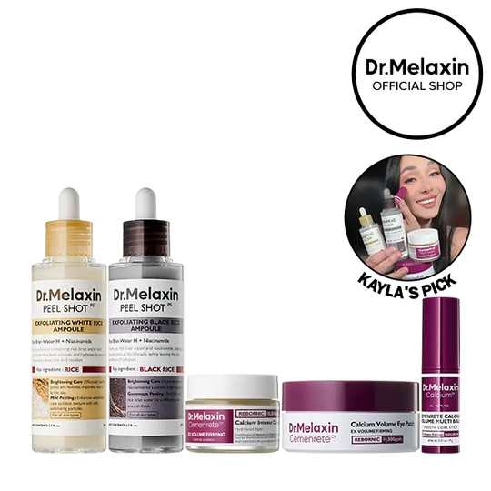 [Dr.Melaxin Live Exclusive Bundle] Winter Glow Skincare Set best collection for Pore Care & Blemish Fading with Exfoliating