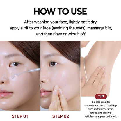 [Dr.Melaxin Officially Authorized] Peel Shot Glow Rice Ampoule Duo - Serums for Brightening, Exfoliating, and Moisturizing - Suitable for All Skin Types