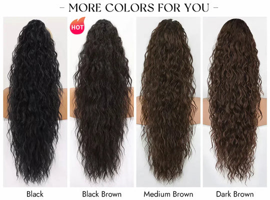 🫧🫧Ierobežota cena £14.99 — pēdējās dienas akcija, atlaide 54 %🫧Cirtaini, viļņaini, sprogaini mati ar zirgasti