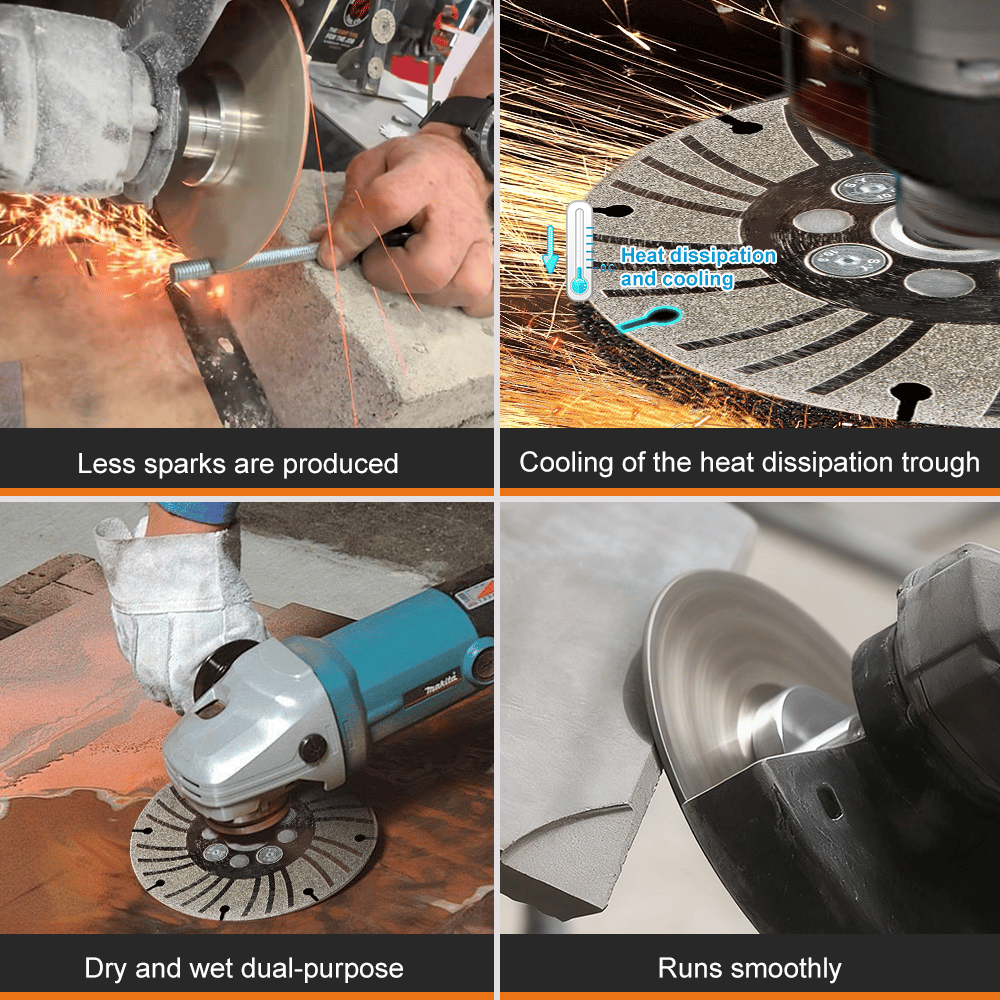 🔥Angle Grinding Wheel - Electroplated Diamond - 4 1/2" /5"/6" PLUS+