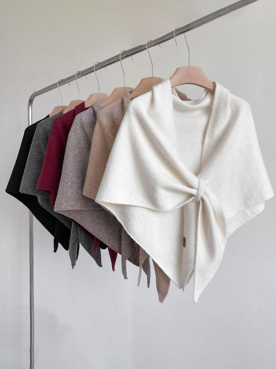 Last Day Promotion - 50% OFF💖Women's Solid-Color Cashmere Scarf, Your Everyday Touch of Elegance!🍂