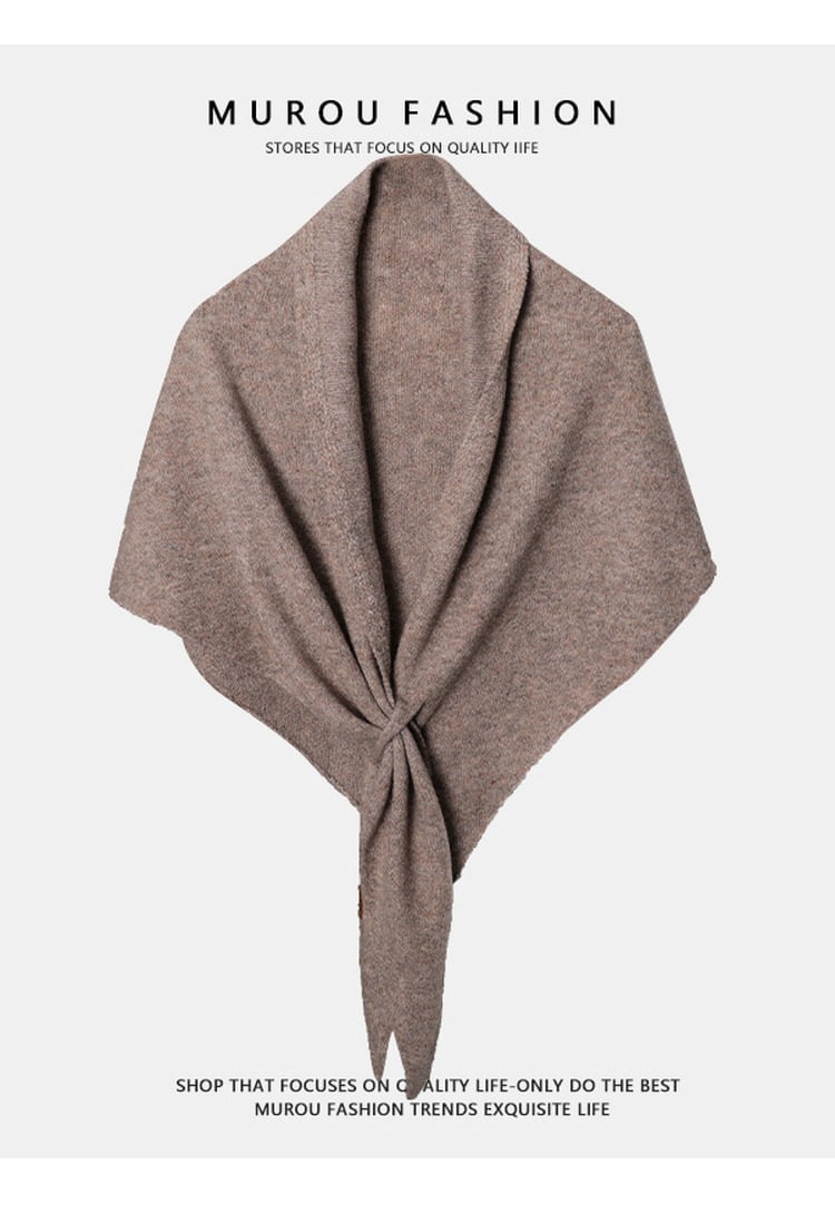 Last Day Promotion - 50% OFF💖Women's Solid-Color Cashmere Scarf, Your Everyday Touch of Elegance!🍂