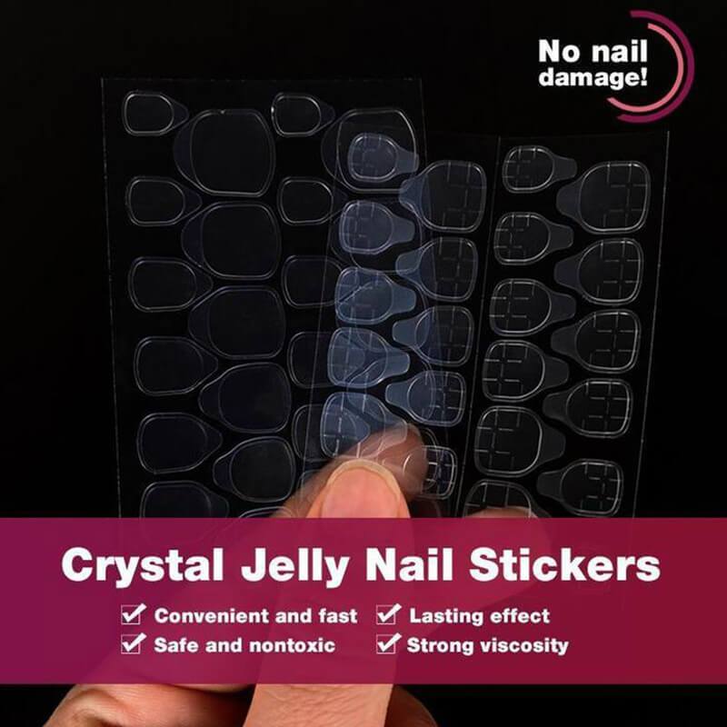 Mysterious Cat Eye Nail Patch with Jelly Gum(24PCS)