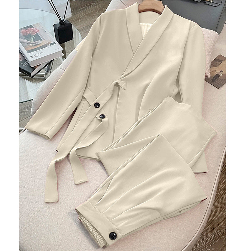 🌈Hot Sale✨Women's Designer Lace-Up Suit Versatile Spring and Fall Women's Clothing (50% OFF)