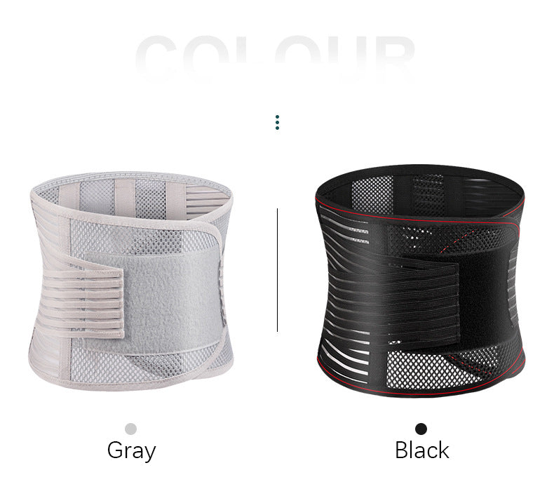 🔥Caring for your lumbar spine🎁🎄Heat-pressed Mesh Breathable Steel Plate Support Waist Protector