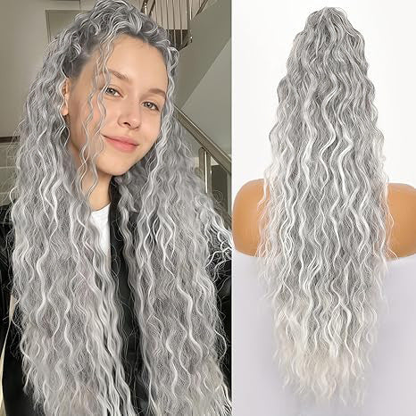 🫧🫧Ierobežota cena £14.99 — pēdējās dienas akcija, atlaide 54 %🫧Cirtaini, viļņaini, sprogaini mati ar zirgasti