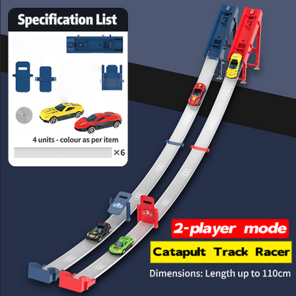 🏎️Dual Toy Car Launcher Racing Track Set for Kids⚡