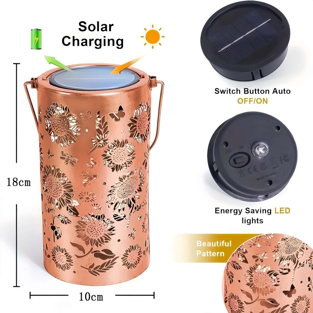 🌸Spring Sale 50% OFF🌻✨Colorful Sunflower Glow Solar Garden Lantern