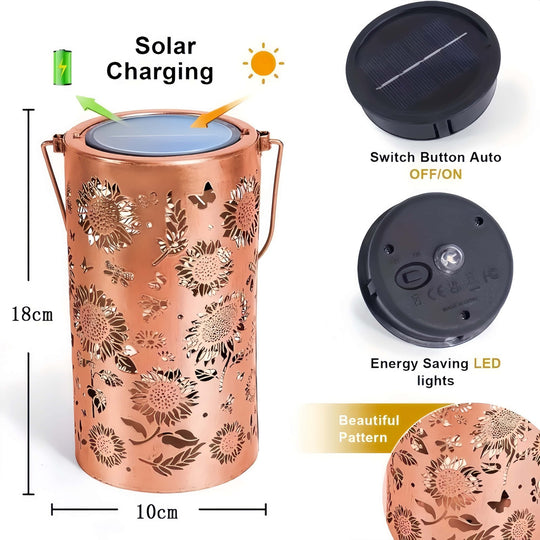 🌸Spring Sale 50% OFF🌻✨Colorful Sunflower Glow Solar Garden Lantern
