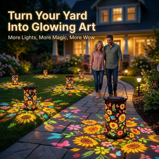 🌸Spring Sale 50% OFF🌻✨Colorful Sunflower Glow Solar Garden Lantern