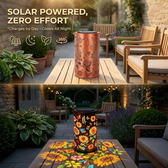 🌸Spring Sale 50% OFF🌻✨Colorful Sunflower Glow Solar Garden Lantern