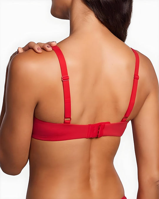 2026 NEW ✨Women's Smooth Scoop Neck Balconette Bra Underwire No Padded