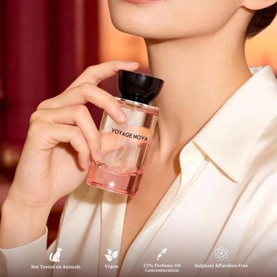 🔥Voyage Nova | Rosey Fruity Floral | Extrait De Parfum 50ML | Long Lasting Luxury Fragrance