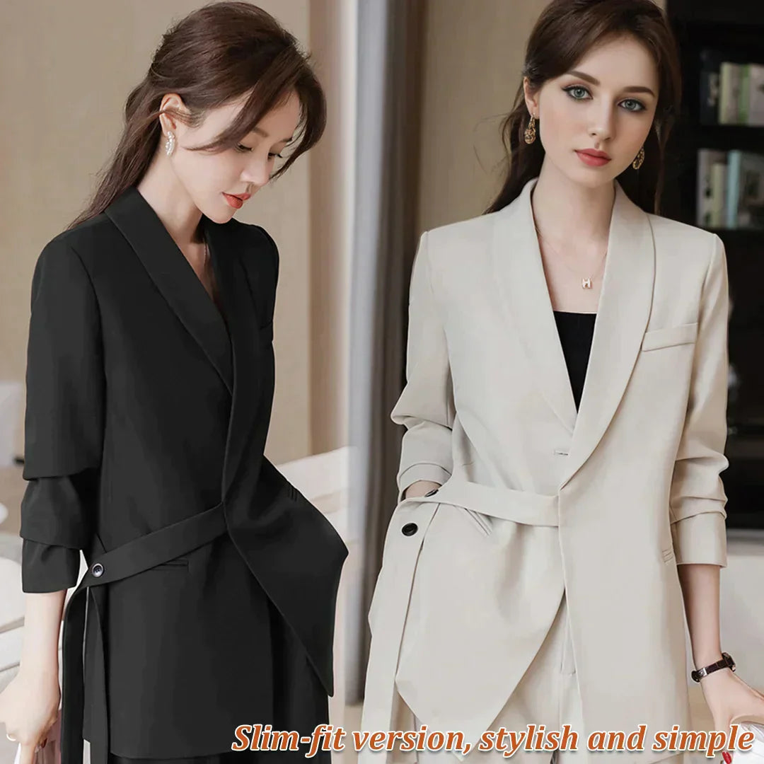 🌈Hot Sale✨Women's Designer Lace-Up Suit Versatile Spring and Fall Women's Clothing (50% OFF)