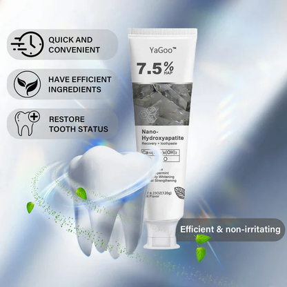 🔥Limited-time 60% Off🔥 YaGoo™ Fluoride-Free Hydroxyapatite Toothpaste – Gentle Whitening & Enamel Strength for Sensitive Teeth