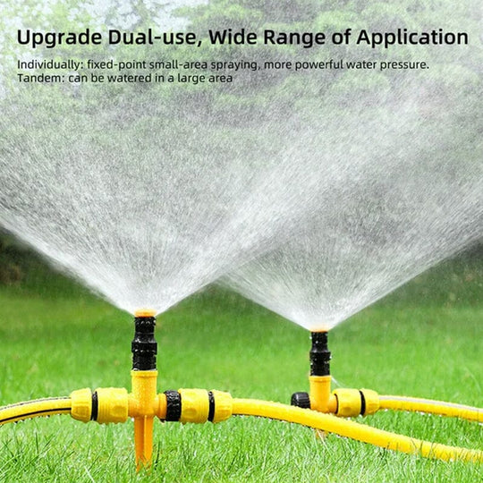 🎁 Hot Sale 50% OFF 🔥Stainless Steel Rotary Irrigation Tripod Telescopic Support Sprinkler