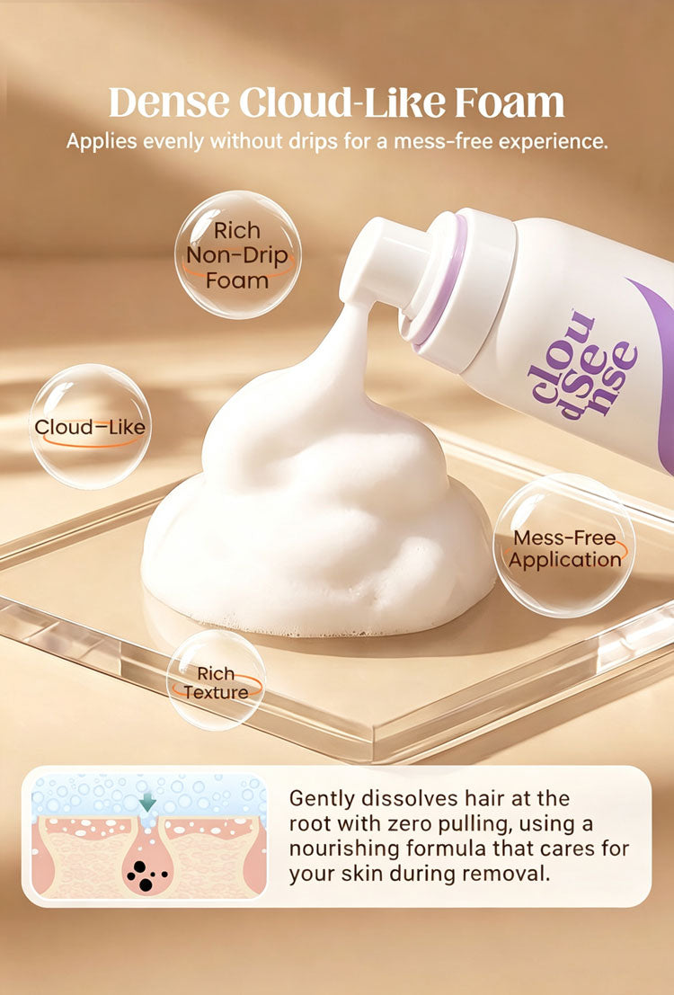 💜LAST DAY SALE 50% OFF!!💜Bikini Pain-Free Hair Removal Cream Mousse for Sensitive Skin✨