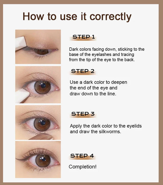 🥰HOT SALE BUY 1 GET 1 FREE🥰Gradient Three-Color Eyeshadow Stick