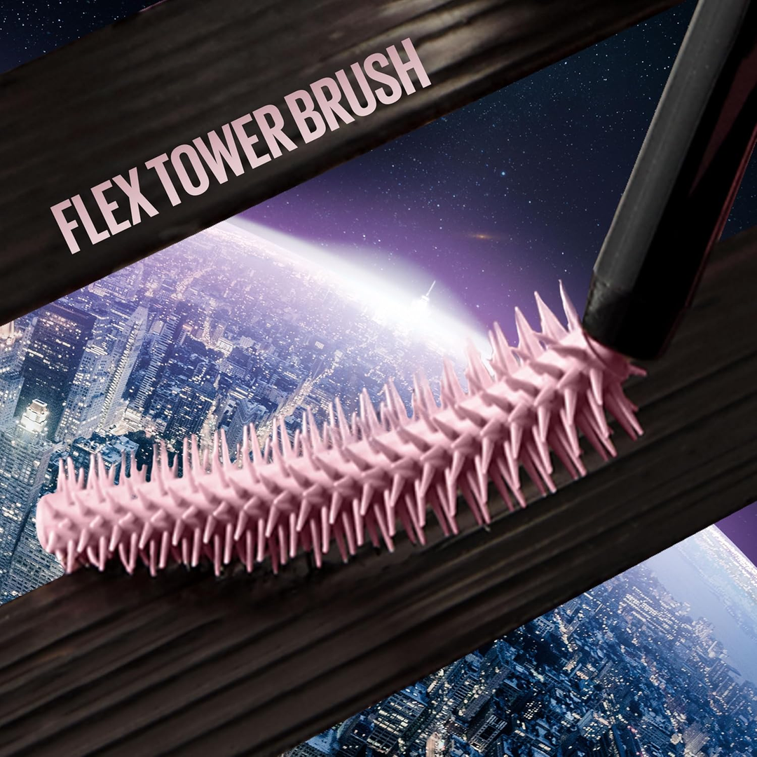 Lash Sensational Sky High Washable Mascara Makeup, Volumizing, Lengthening, Defining, Curling, Multiplying, Buildable Formula, Very Black