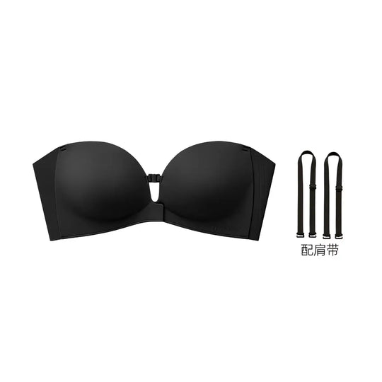 💜Seamless Front Closure Bra With Adjustable Straps