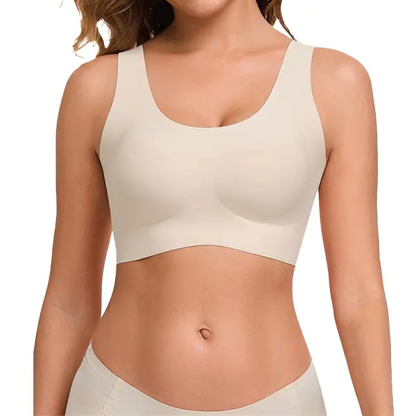 💫Seamless wireless full-coverage bra – soft, stretchy & breathable