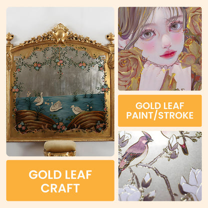 🔥HOT SALE 50% OFF🔥Water Based Gold Leaf Paint For Art, Painting, Handcrafts