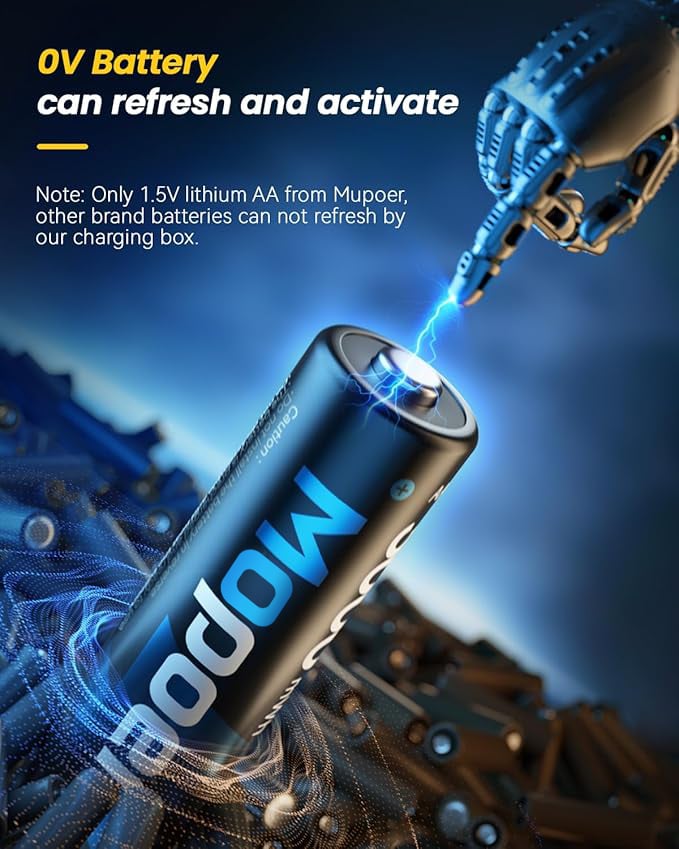 🏆Išpardavimas⚡PARDUOTA 50 tūkst.+! Beveik nebeparduota💥🎁🔋Įkrovimo skyrius - įkraunamos Aa/Aaa ličio baterijos