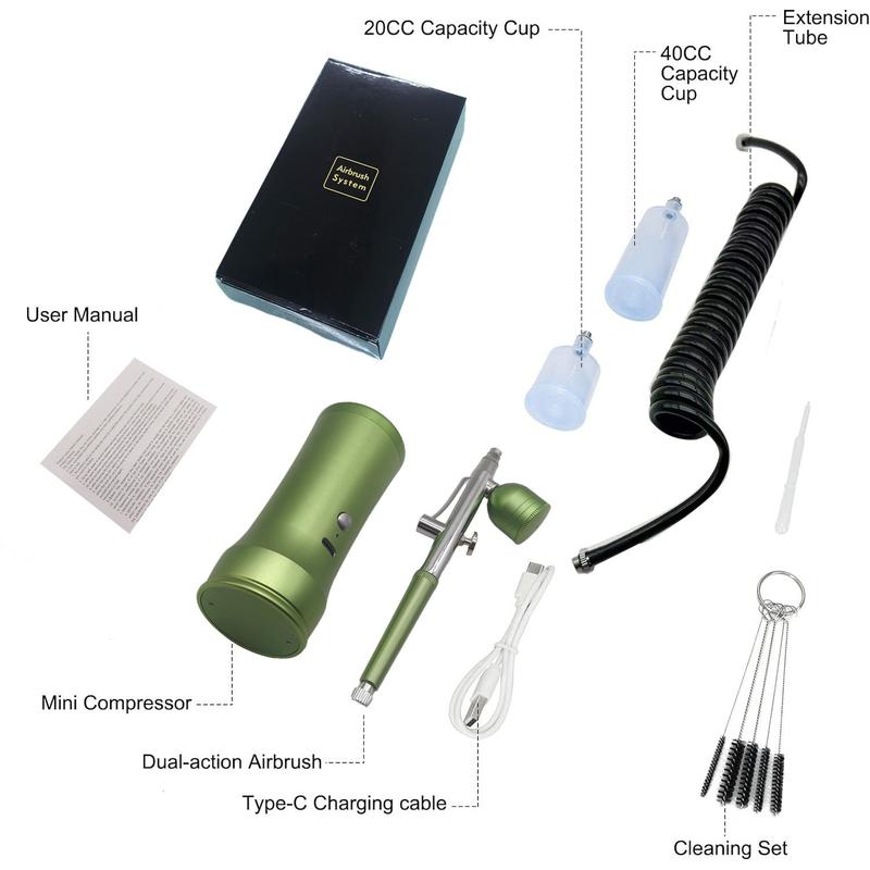Electric Airbrush Kit with Compressor