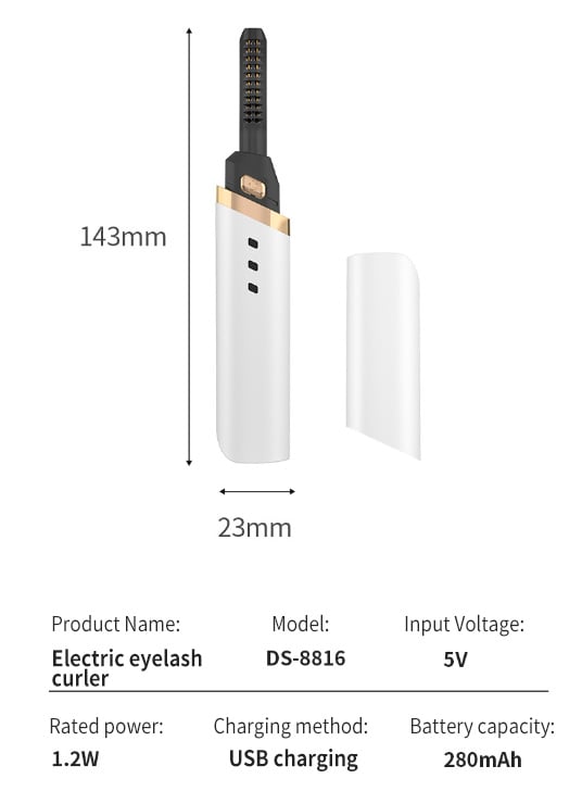 🥰Waardeaanbieding - Draagbare elektrische wimperkruller