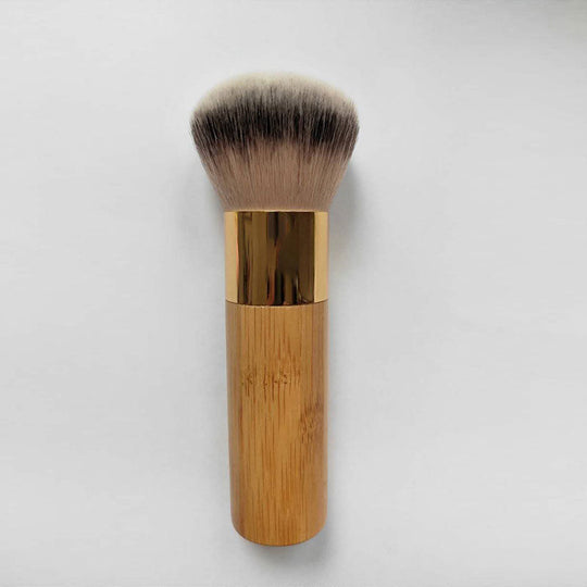 Fluffy, dome foundation brush