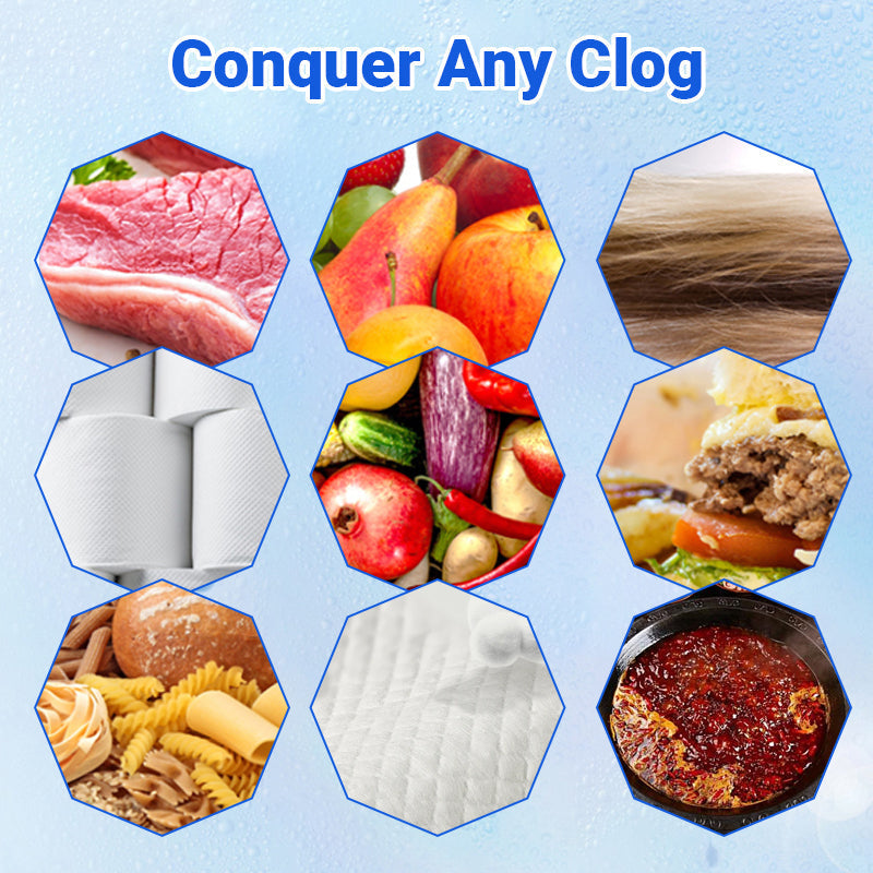 🚿 OSTA 1, SAA 1 ILMAISEKSI! 🛠️ Tehokas putkien ruoppausaine – Nopea tukoksen poisto, turvallinen putkille ja monikäyttöinen 🚰