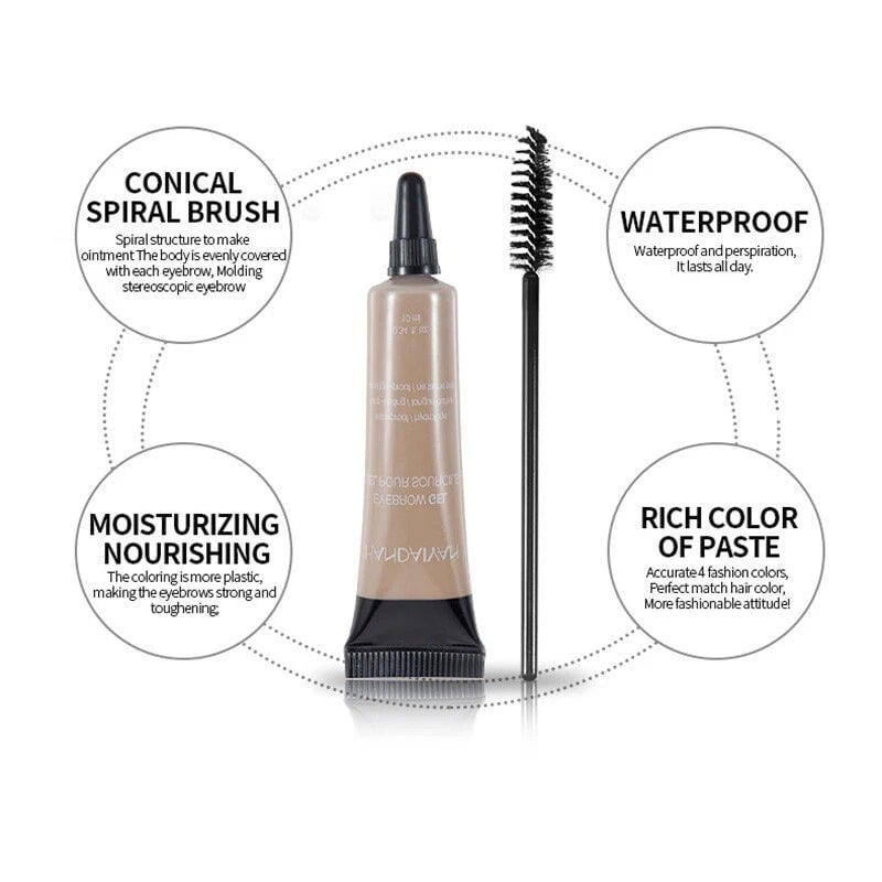 💕 Last Day Buy 1 Get 1 Free ⭐Long-lasting Waterproof Smudge-proof Liquid Eyebrow Gel/Tint(With Free Brush)