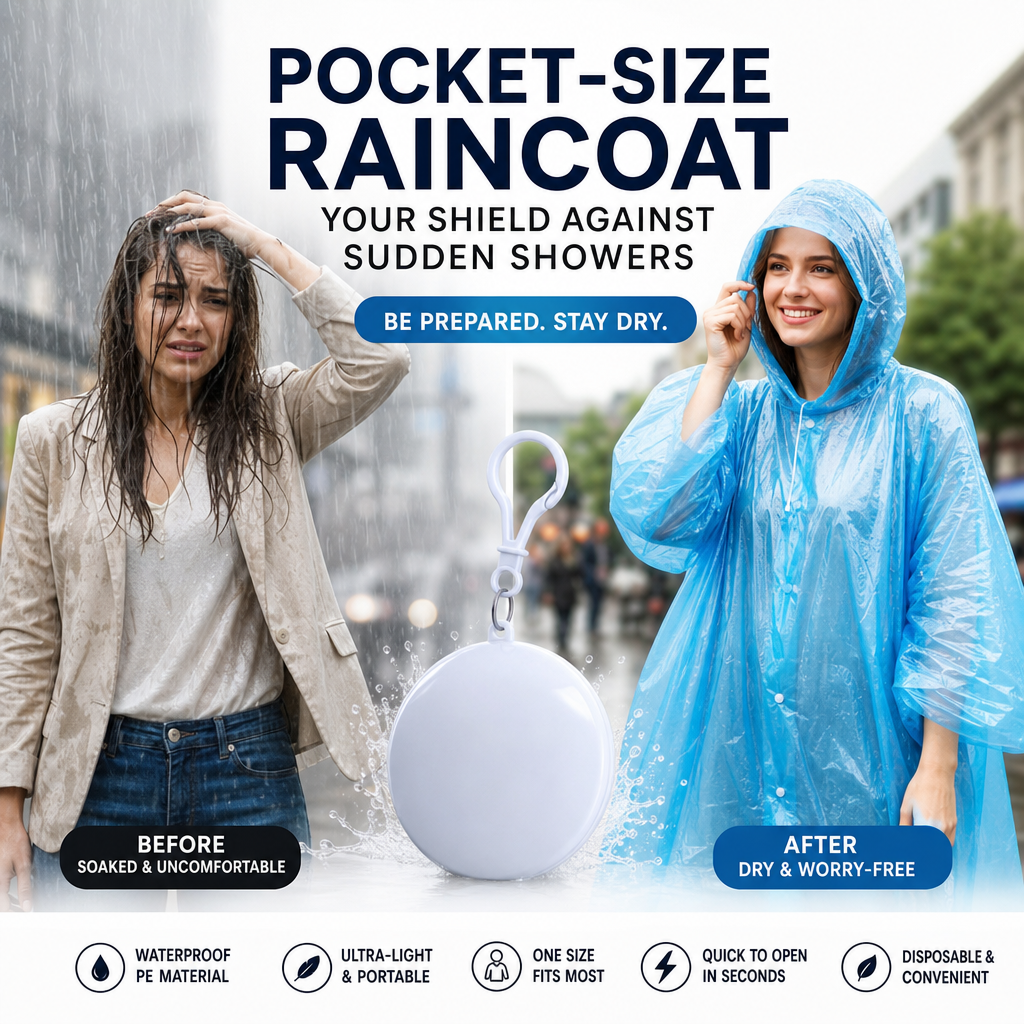 🔥Limited Time Promotion 49% OFF🔥Mini Ball Shape Disposable Raincoat(Buy 1 Get 1 Free)