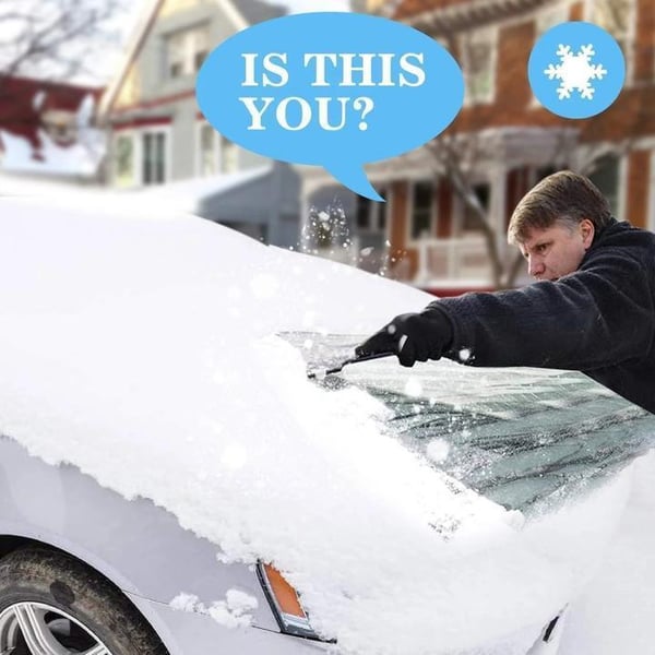 ❄️☀️ 50% OFF! Windshield Anti-Snow & Anti-Frost Cover with Mirror Protection – Ready-to-Drive in Any Weather!