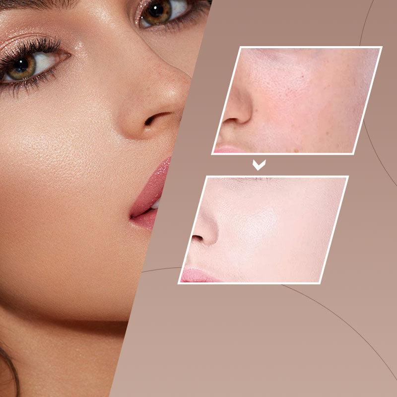 Fluffy, dome foundation brush