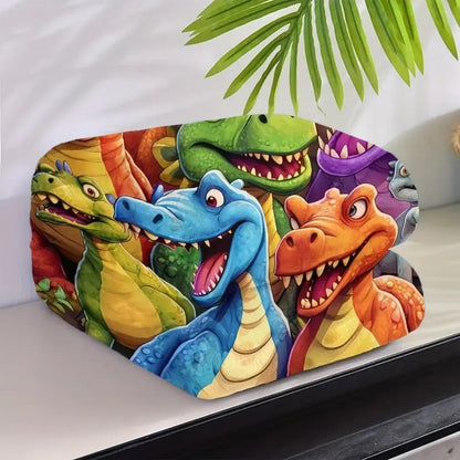 🎁Last Day 49% OFF🔥Cute Smiling Dinosaurs HD Digital Print Flannel🦖