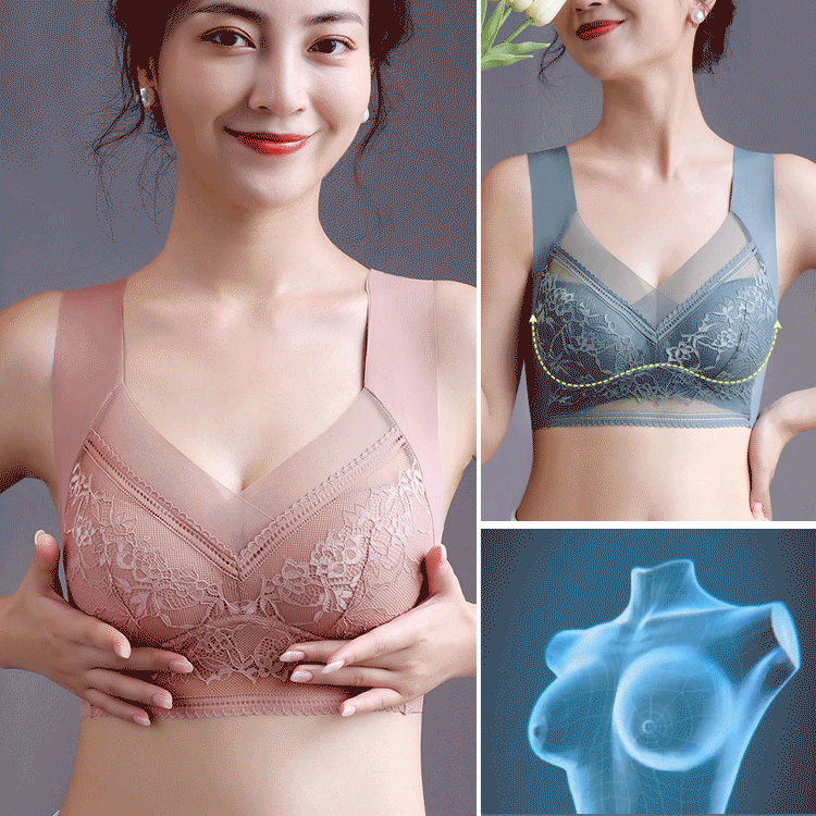 🔥Breathable Seamless Wireless Support Bra