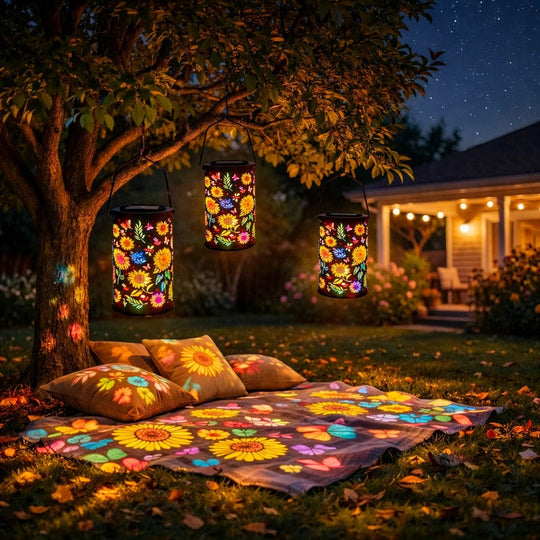 🌸Spring Sale 50% OFF🌻✨Colorful Sunflower Glow Solar Garden Lantern