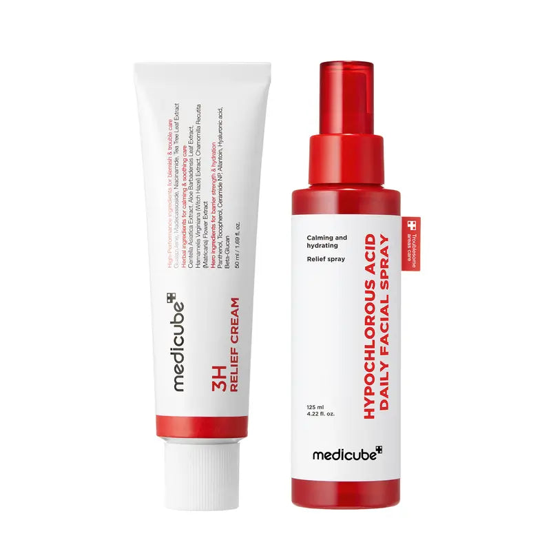 [NEW] [medicube] 3H Relief Cream | Daily Soothing Moisturizer for Troubled & Delicate Skin, Hydrating, Cooling, Barrier Support Care | Centella Asiatica, Tea Tree Extract, Aloe, Hyaluronic acid | Korean Skincare, K-Beauty