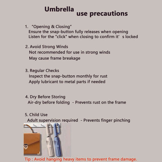 🌂Automatic Folding Umbrella – Windproof, Waterproof & Compact