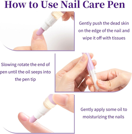 🔥Buy 1 Get 1 Free🖊️Cuticle Oil Nail Pusher Pen