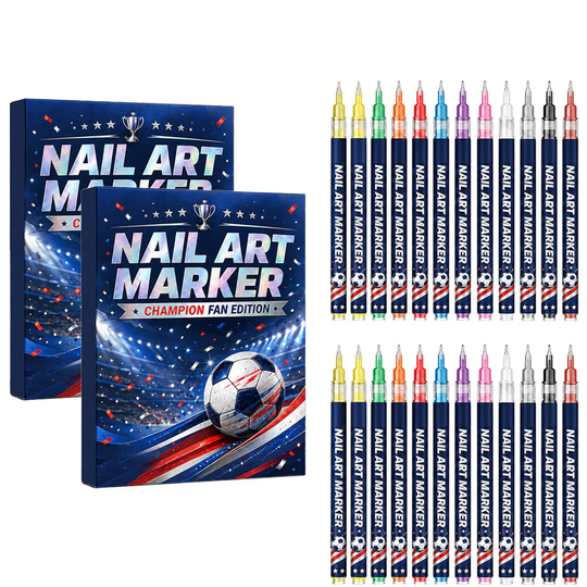 12-color fan-themed nail art brushes