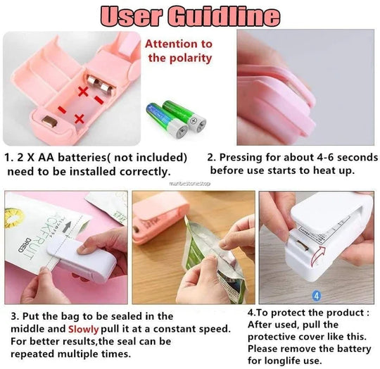 Nešiojama mini sandarinimo mašina