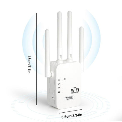 🔥2025 Hot Sale 🎁1200Mbps Dual Band (5GHz/2.4GHz) WiFi Extender
