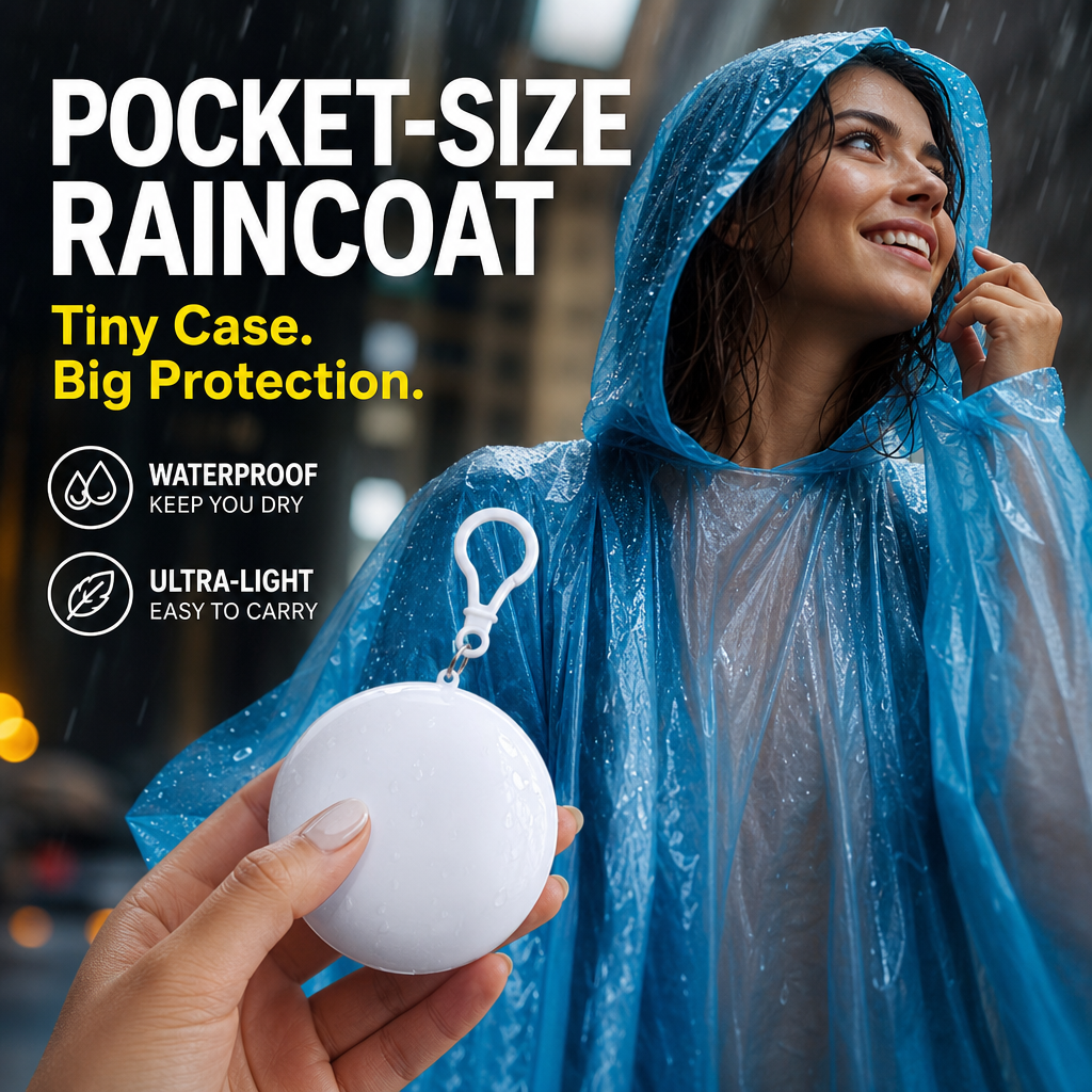 🔥Limited Time Promotion 49% OFF🔥Mini Ball Shape Disposable Raincoat(Buy 1 Get 1 Free)