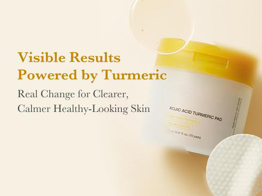 Kojic Acid Turmeric Power Duo for Face & body | Ideal for Troubled Skin & Use After Spot Care | Soothing & Calming with Kojic Acid, Turmeric, Niacinamide